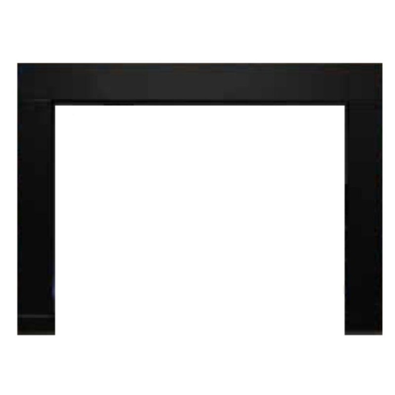 Black rectangular frame with a minimalist design, suitable for displaying artwork or photographs.