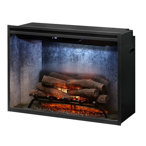 Dimplex Revillusion 36 Built-In Firebox, Weathered Concrete, with Glass  Pane and Plug Kit (500002401) | Fireplace Junction USA